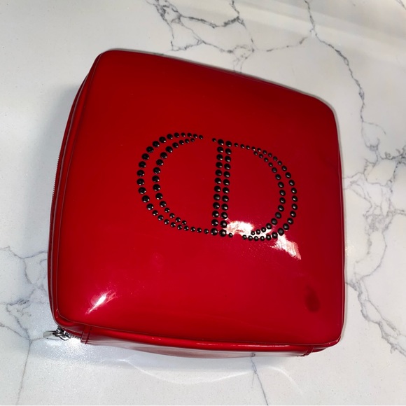 Dior Makeup Bag Red - Picture 1 of 9